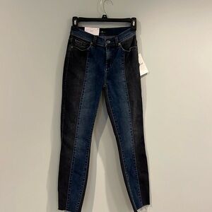 Women’s 7 For All Mankind jeans. Two toned. Size 25